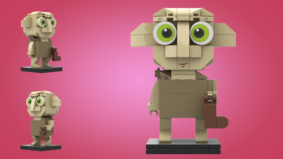 The Dobby Figure: A House-Elf Set Free in Brick Form！