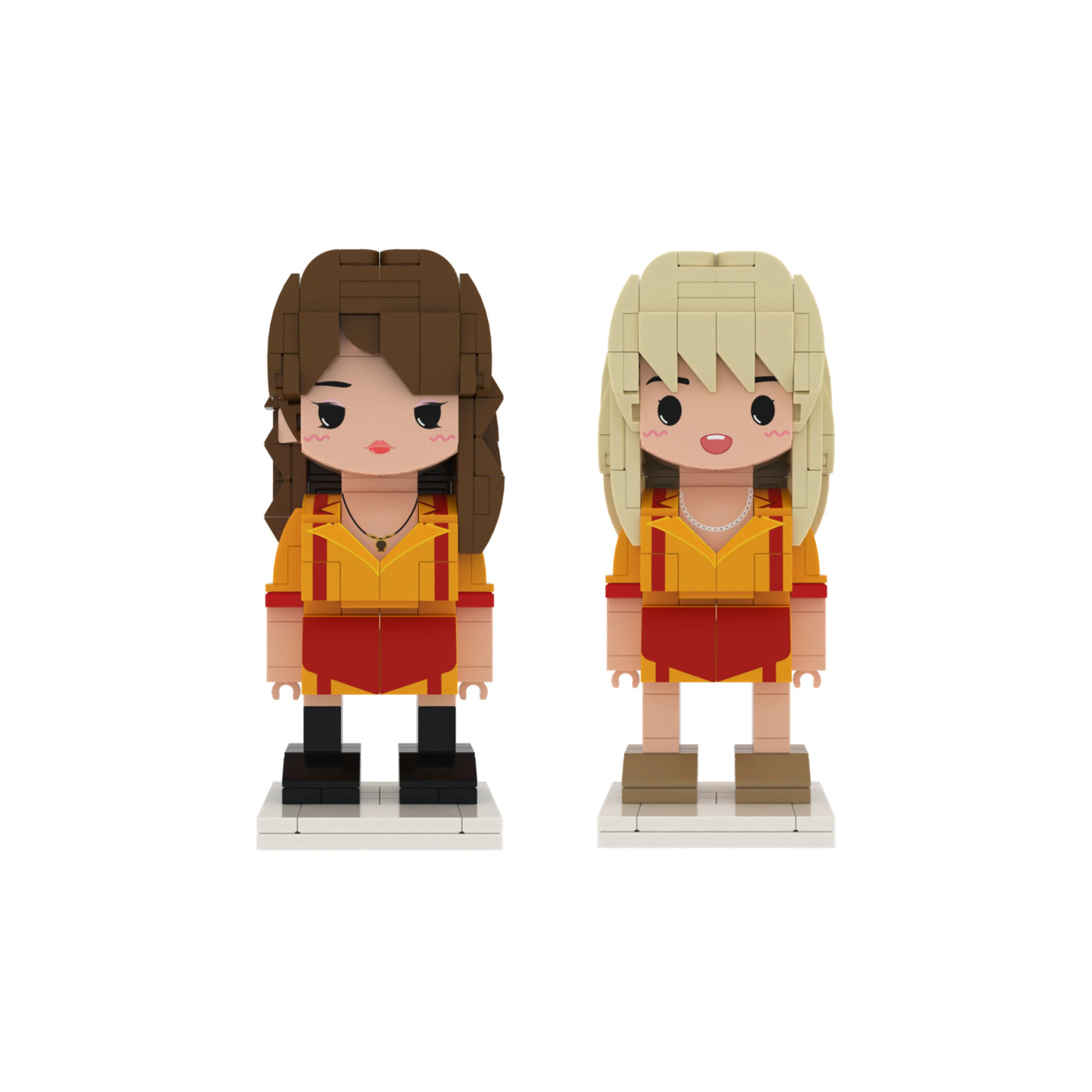 Popal 2 Broke Girls Figurenset – Sammlerstücke aus der Hit-TV-Serie, 439 Teile