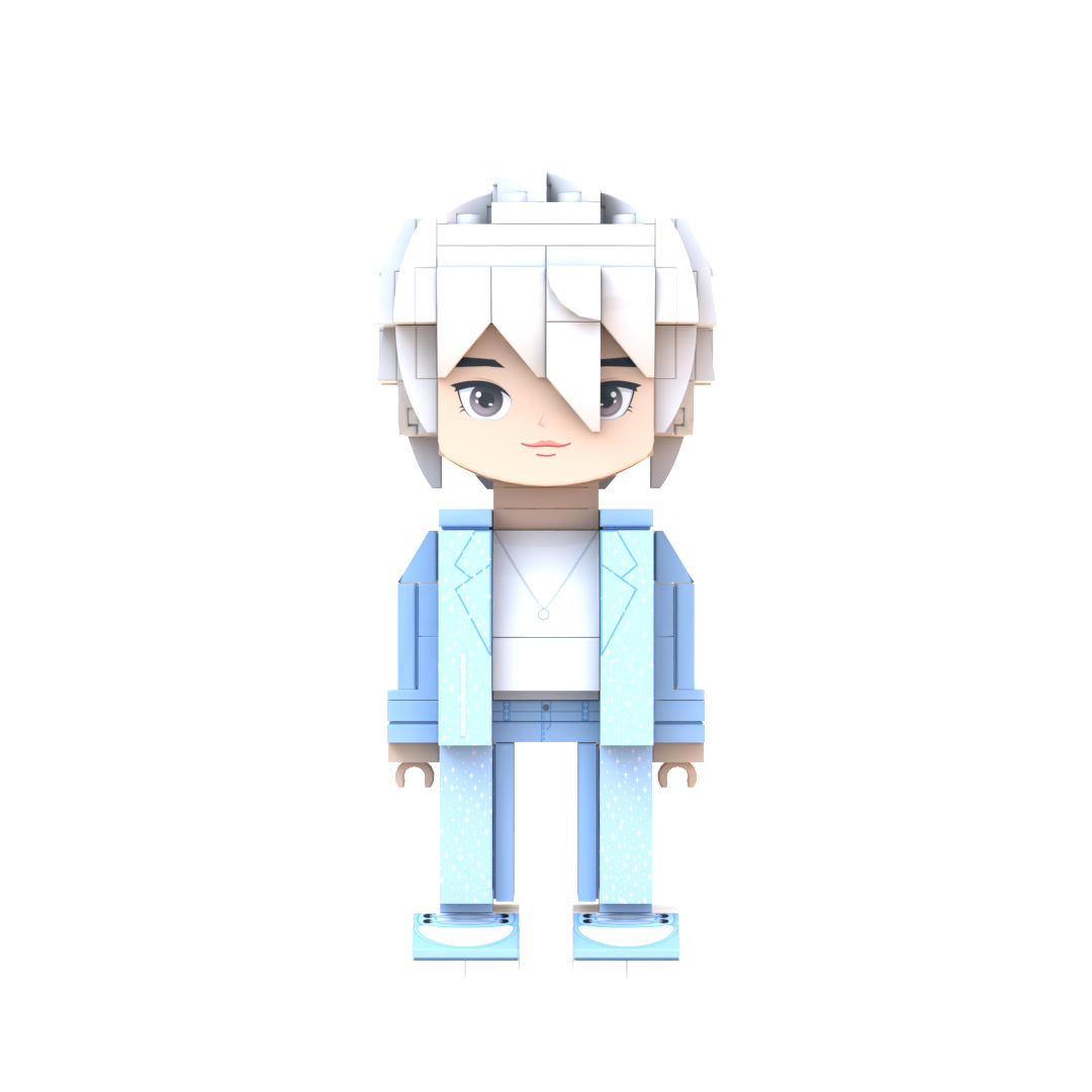 Aquarius Brick Figurine Set | Zodiac Signs Collectible Figures