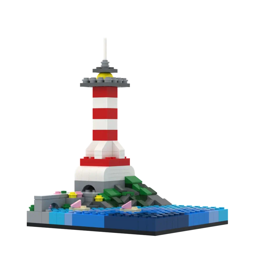 Seaside lighthouse front 