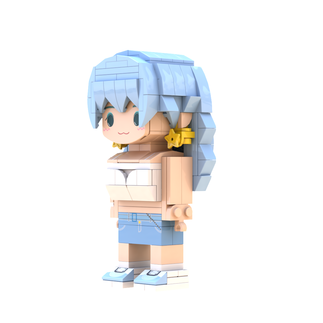Aquarius Brick Figurine Set | Zodiac Signs Collectible Figures