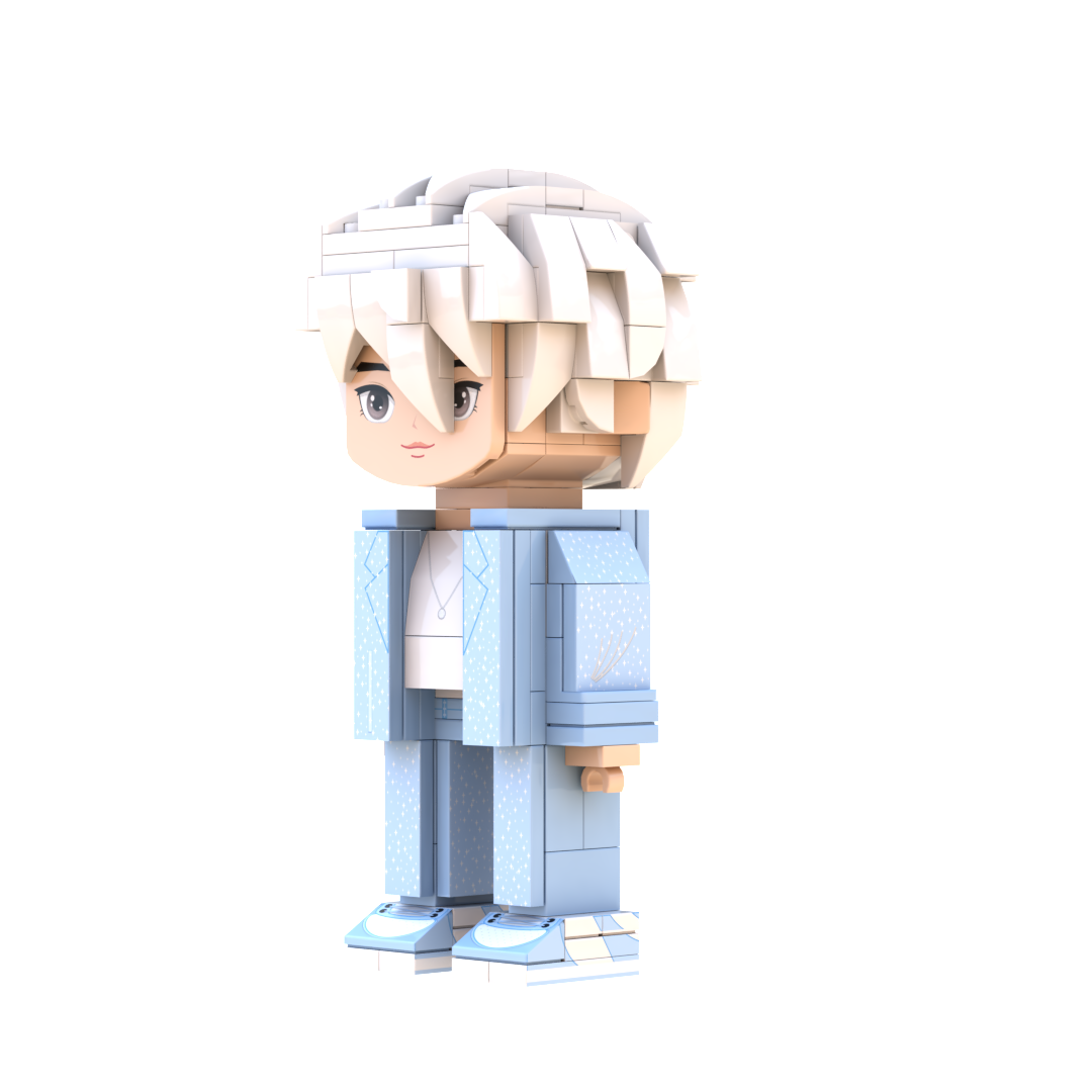 Aquarius Brick Figurine Set | Zodiac Signs Collectible Figures