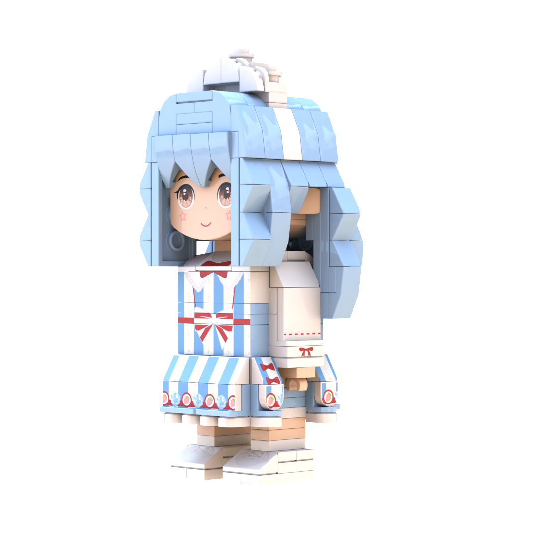 Aquarius Brick Figurine Set | Zodiac Signs Collectible Figures