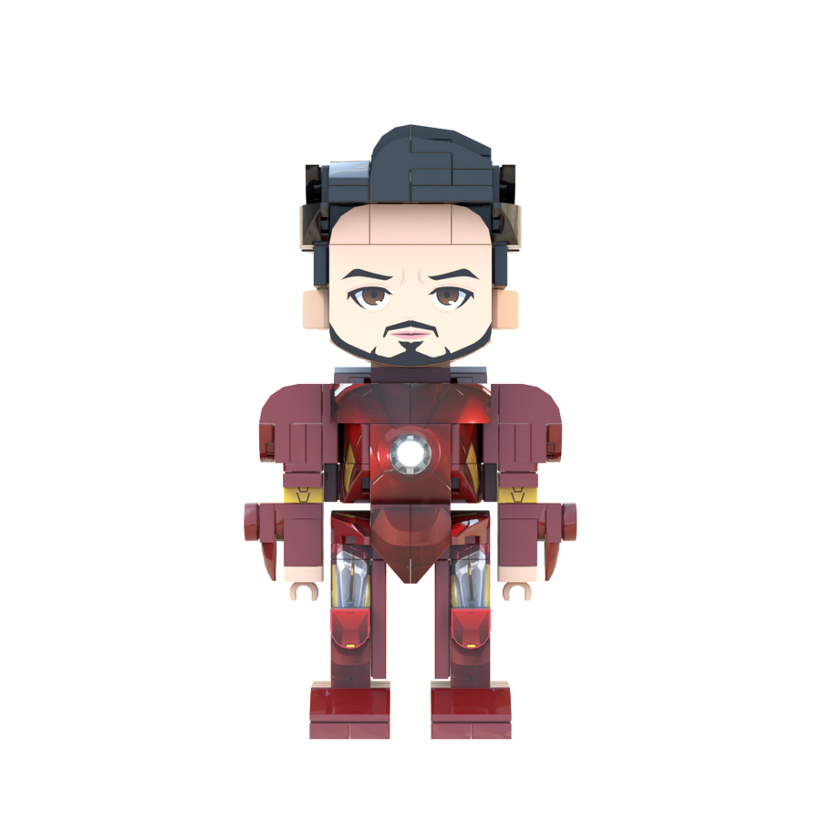 Popal Iron Man Miniaturfigur - 243 Teile