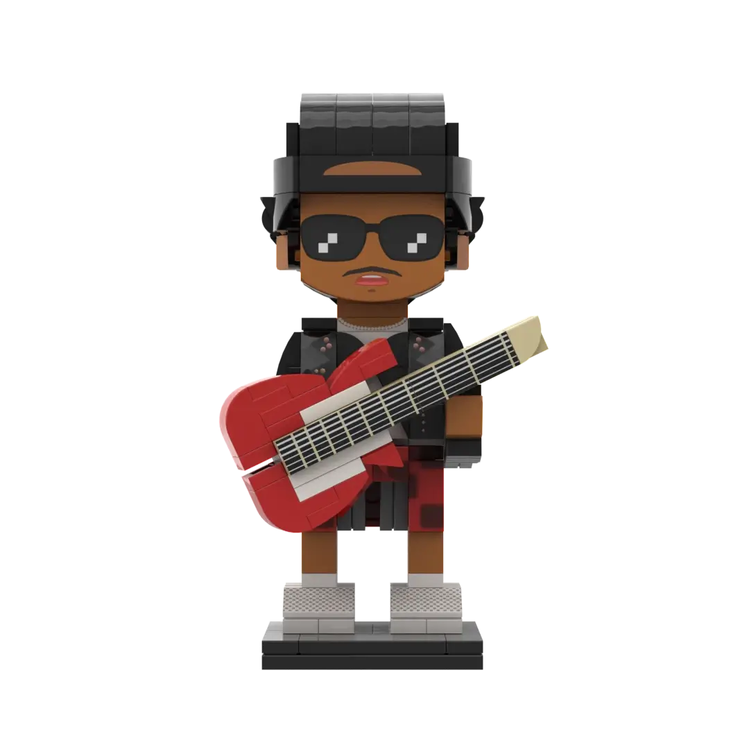 Popal Bruno Mars Minifigur - Musik-Sammlerstücke 244 Teile