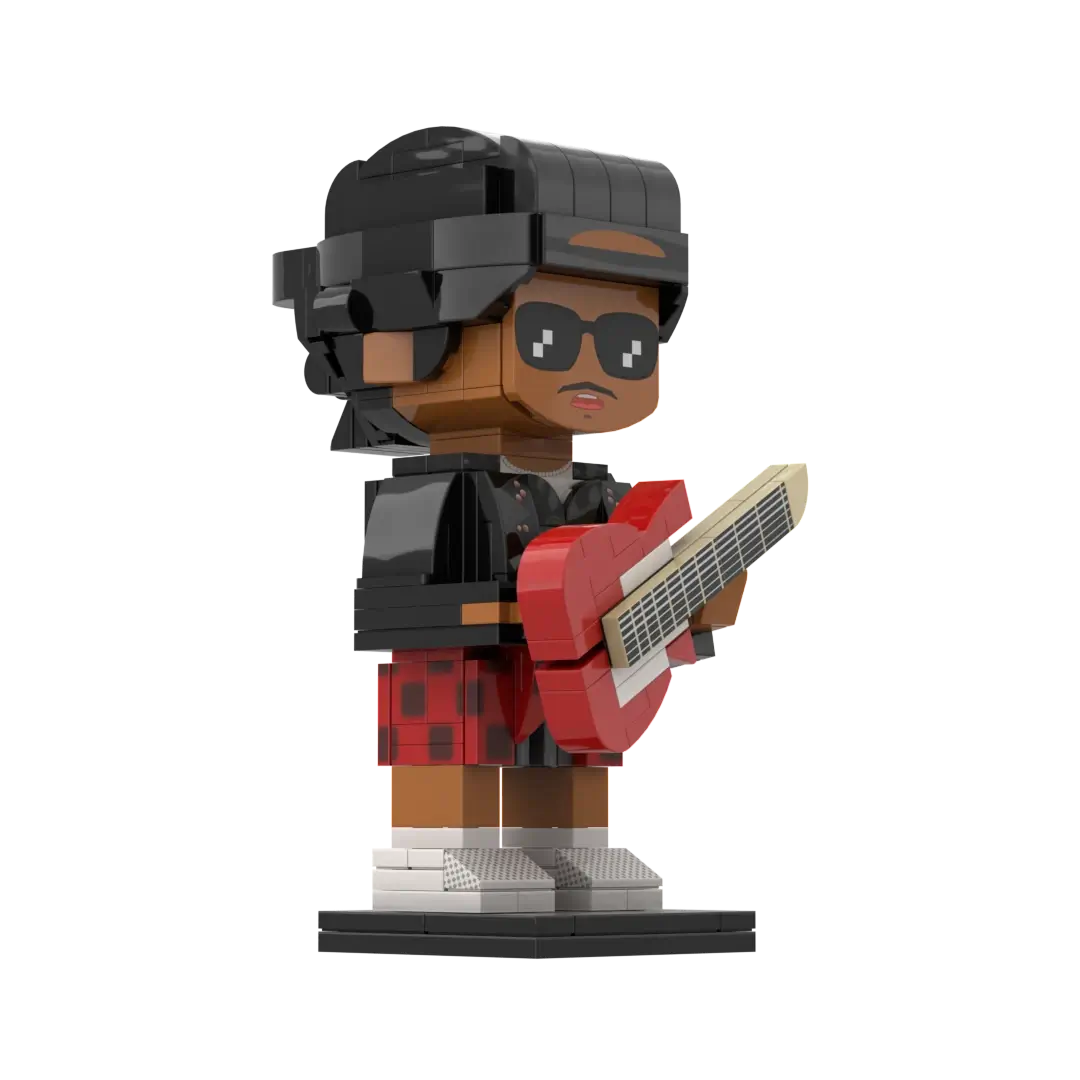 Popal Bruno Mars Minifigur - Musik-Sammlerstücke 244 Teile