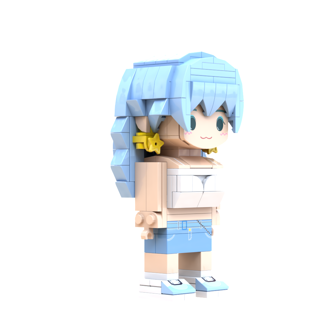 Aquarius Brick Figurine Set | Zodiac Signs Collectible Figures