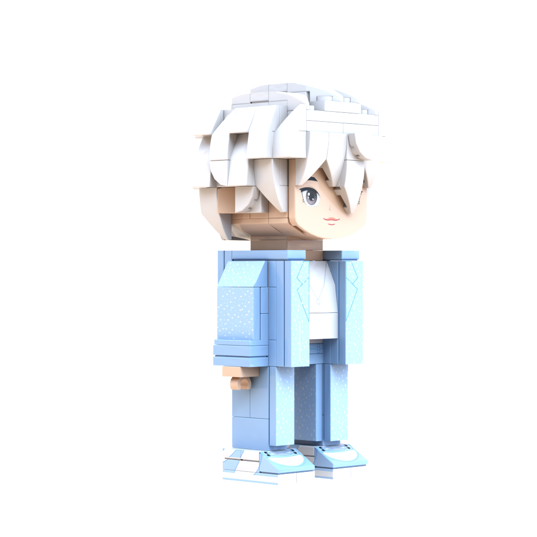Aquarius Brick Figurine Set | Zodiac Signs Collectible Figures