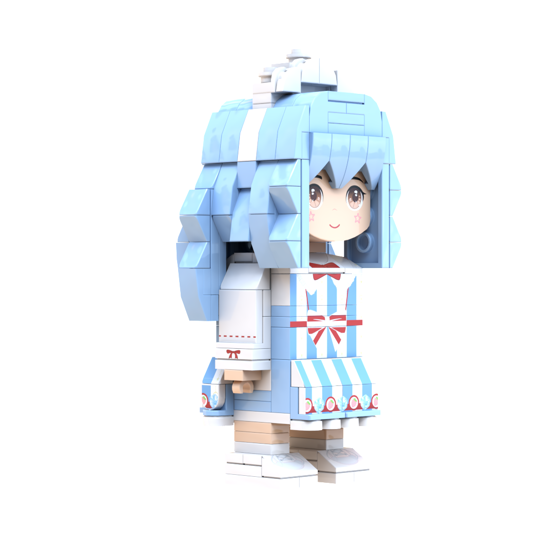 Aquarius Brick Figurine Set | Zodiac Signs Collectible Figures