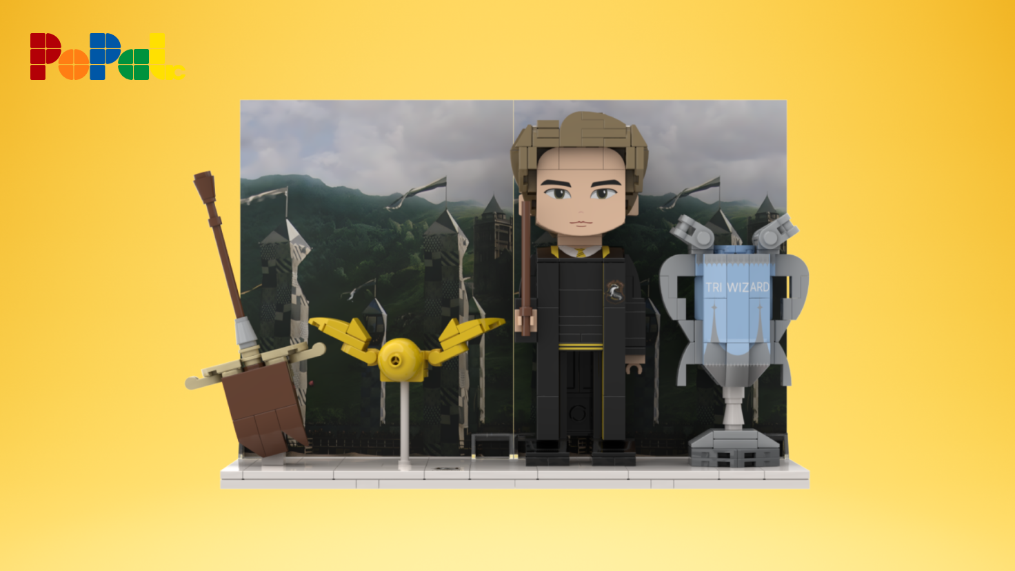 Popal Cedric Diggory Minifigure Set | Harry Potter Collectibles 439 pcs