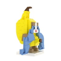 Popal Crying Banana Cat Brick Figur - 134 Teile