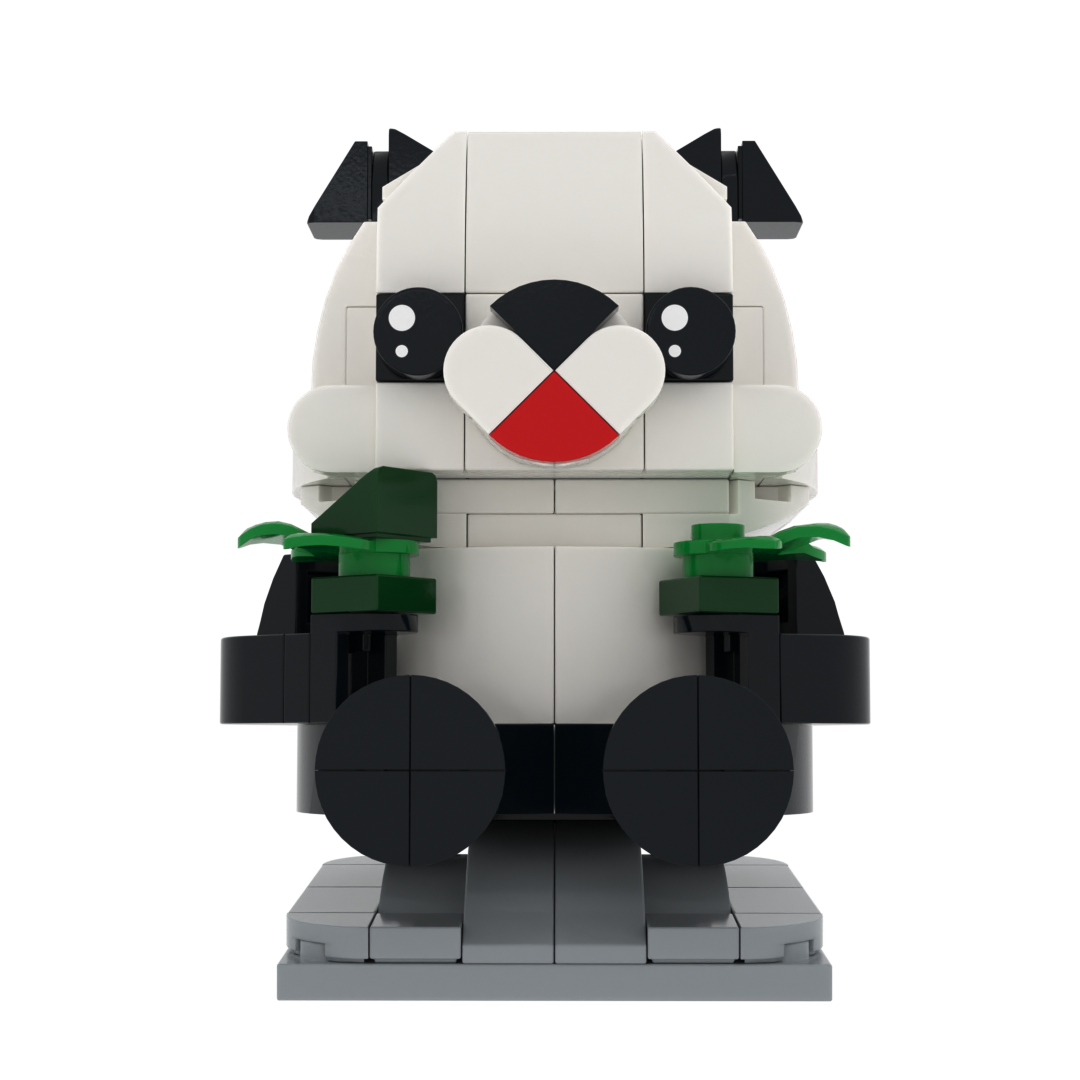 Panda Figurine - 185 pcs
