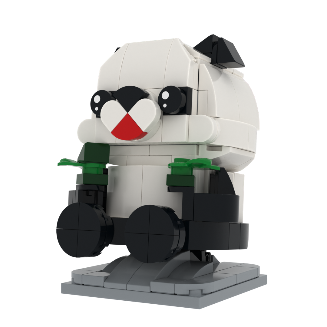 Panda Figurine - 185 pcs