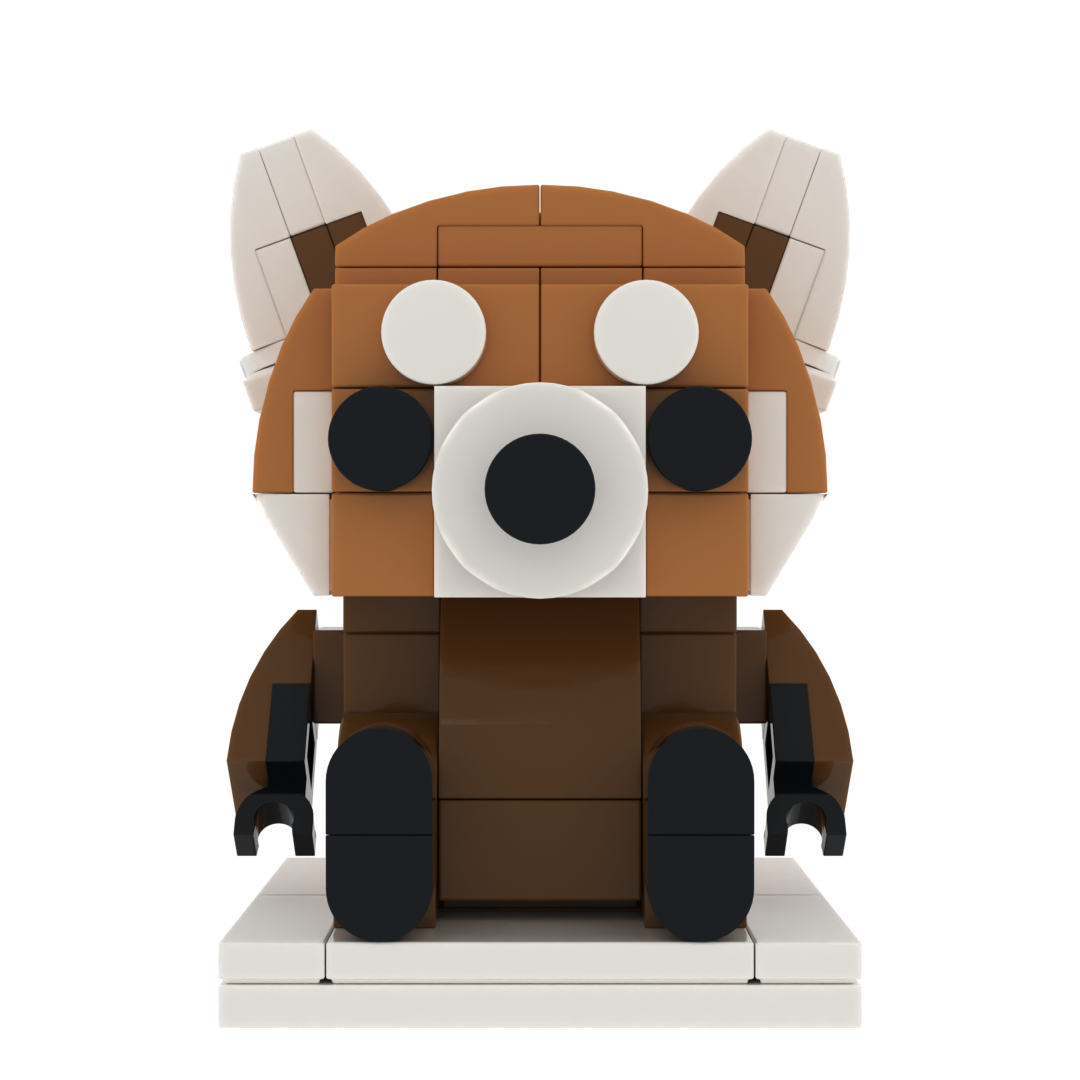 Red Panda Figurine - 160 pcs