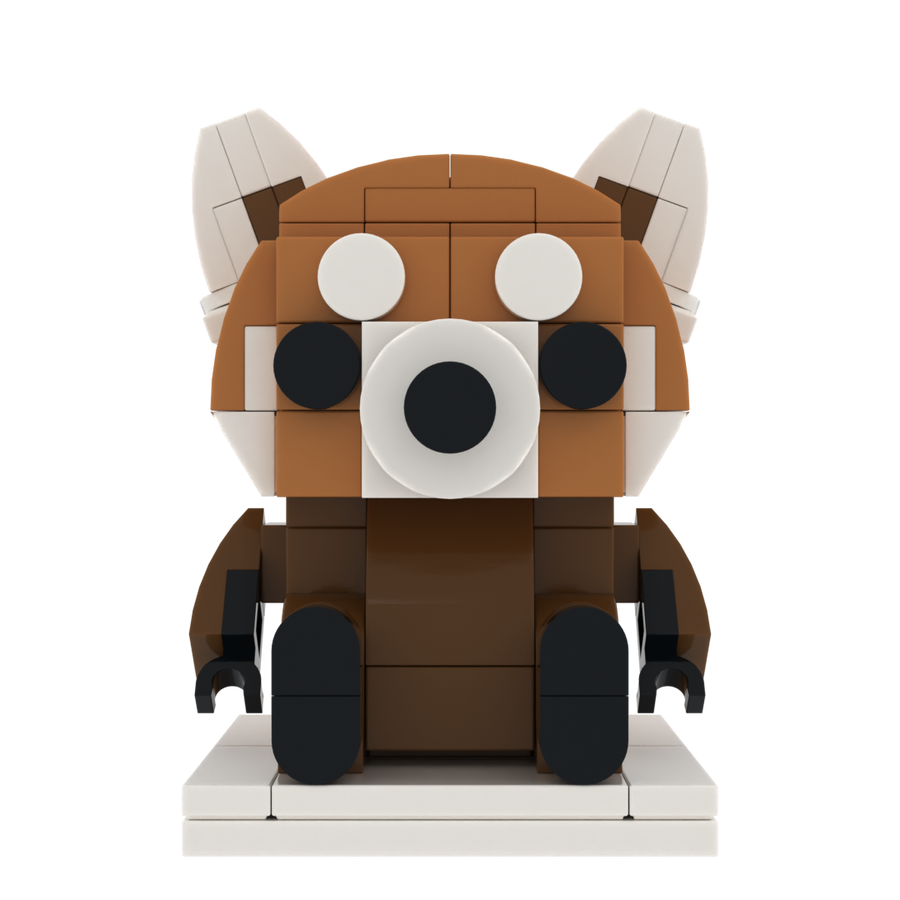 Popal Roter Panda Figur - 160 Stück