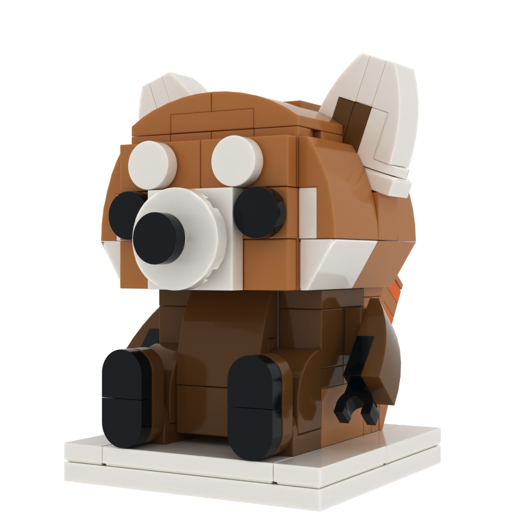 Red Panda Figurine - 160 pcs