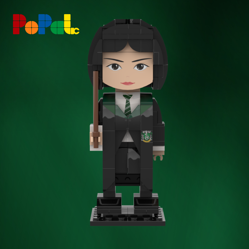 Popal Pansy Parkinson Figurine Slytherin Common Room Set | Harry Potter collectibles 1125 pcs