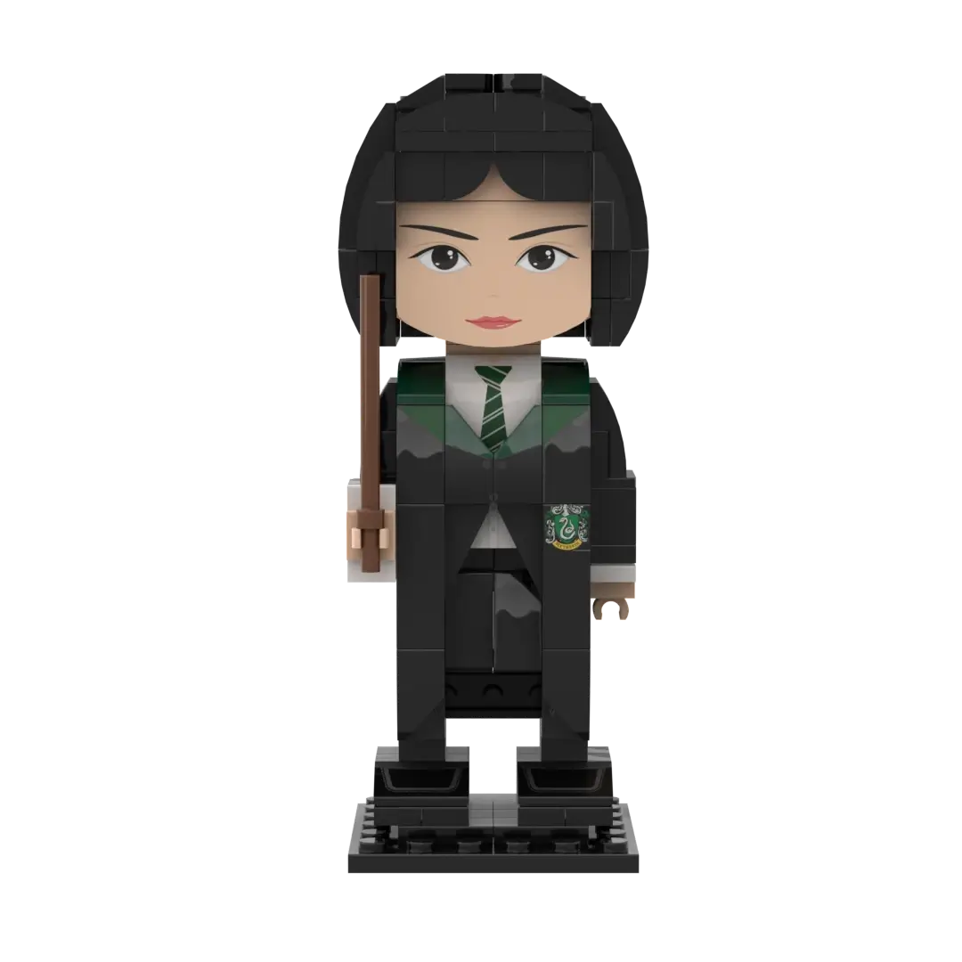 Popal Pansy Parkinson Miniaturfigur Slytherin Gemeinschaftsraum-Set | Harry Potter Sammlerstücke 1125 Teile