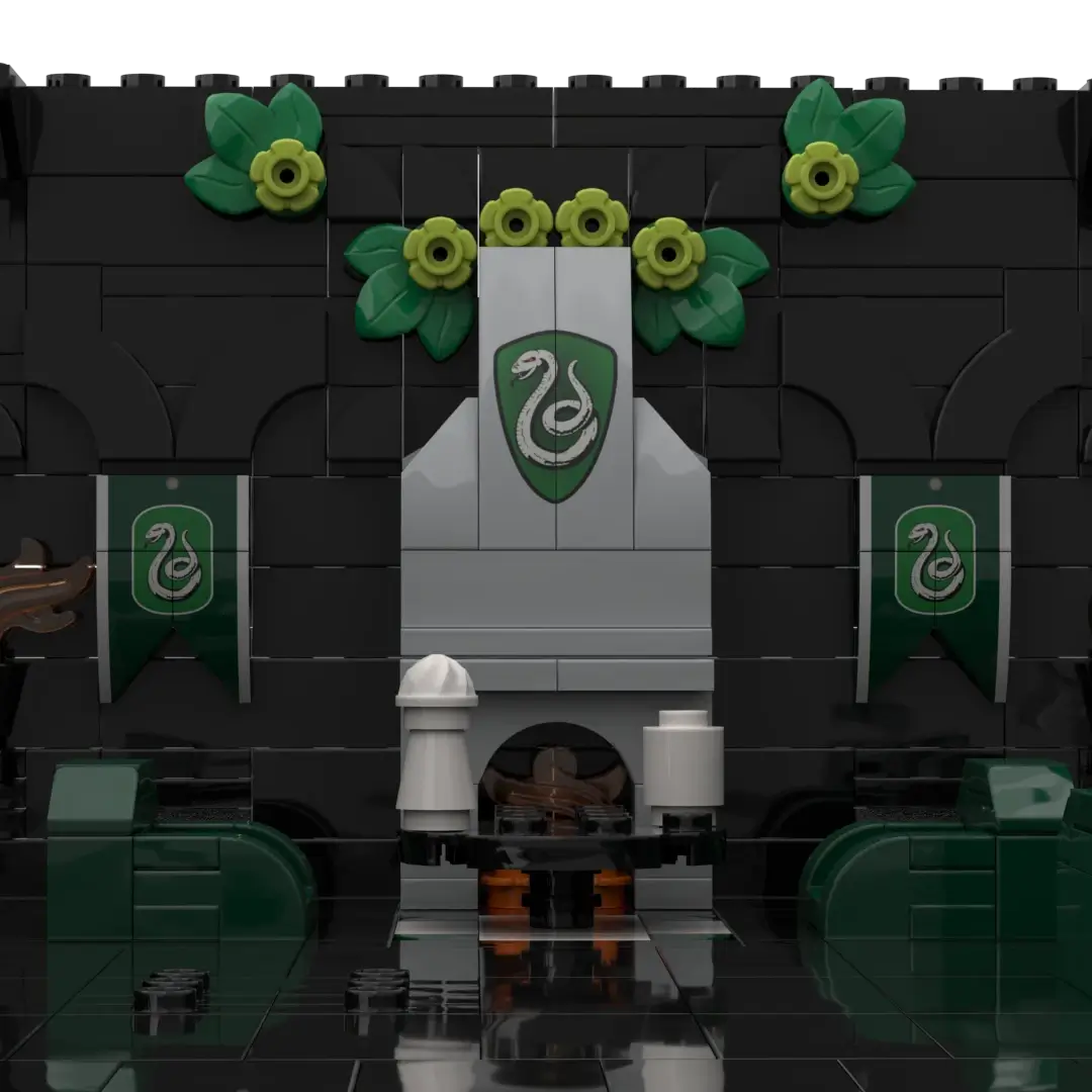 Popal Pansy Parkinson Miniaturfigur Slytherin Gemeinschaftsraum-Set | Harry Potter Sammlerstücke 1125 Teile