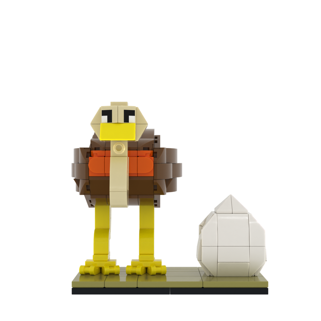 Stardew Valley Ostrich Toy - 246 pcs