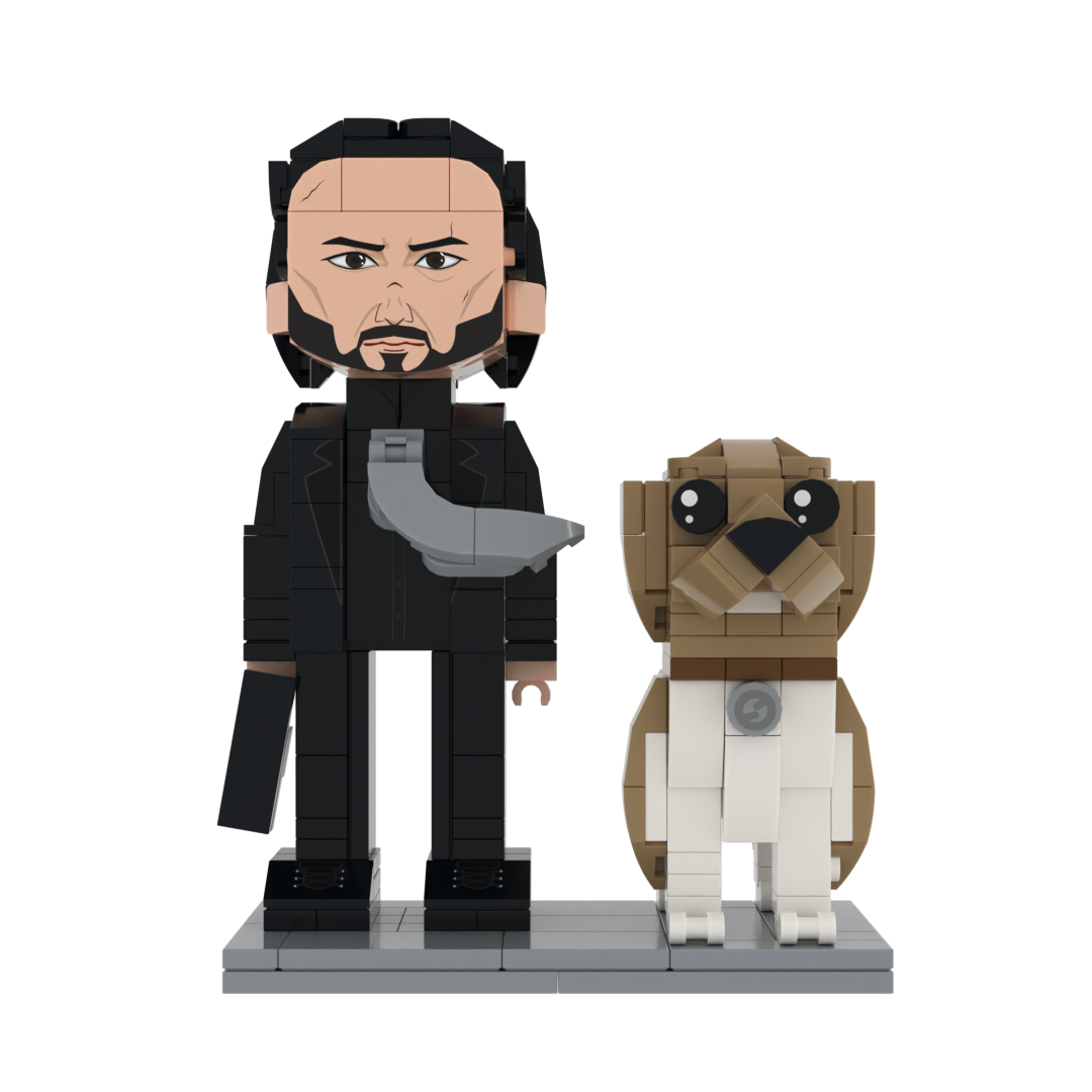 John Wick with Dog minifig - 313 pcs