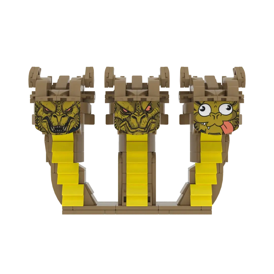 King Ghidorah Minifigure Meme - 569 pcs