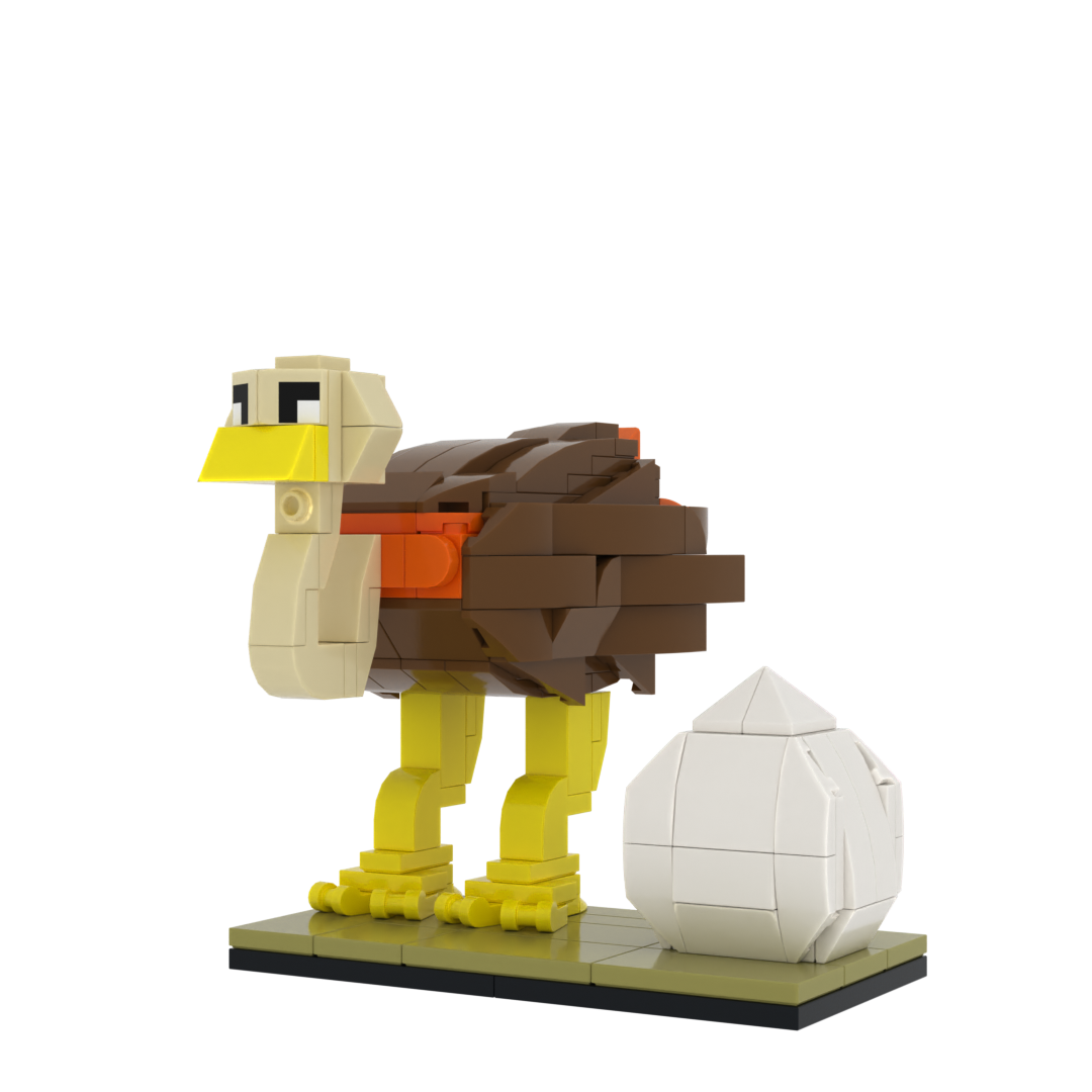 Stardew Valley Ostrich Toy - 246 pcs