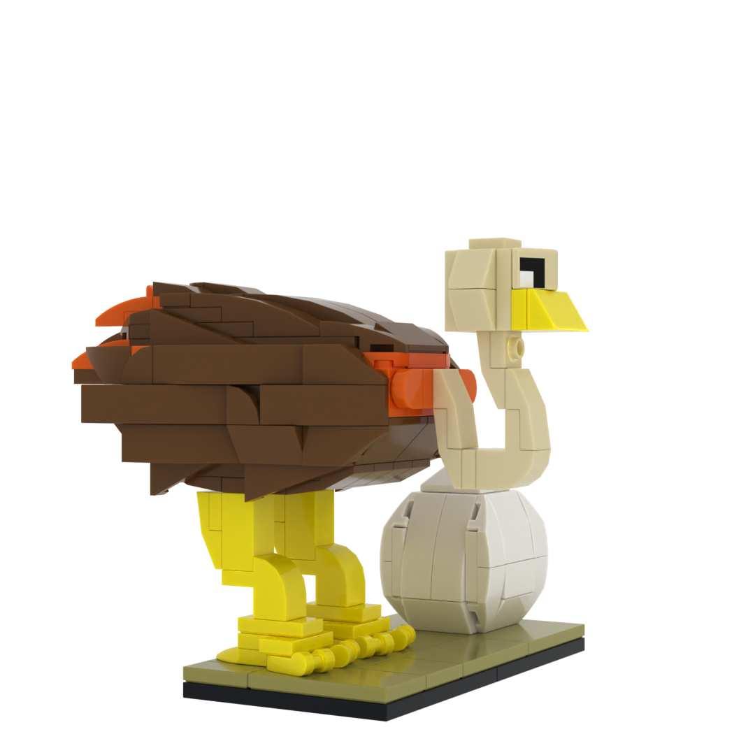Stardew Valley Ostrich Toy - 246 pcs