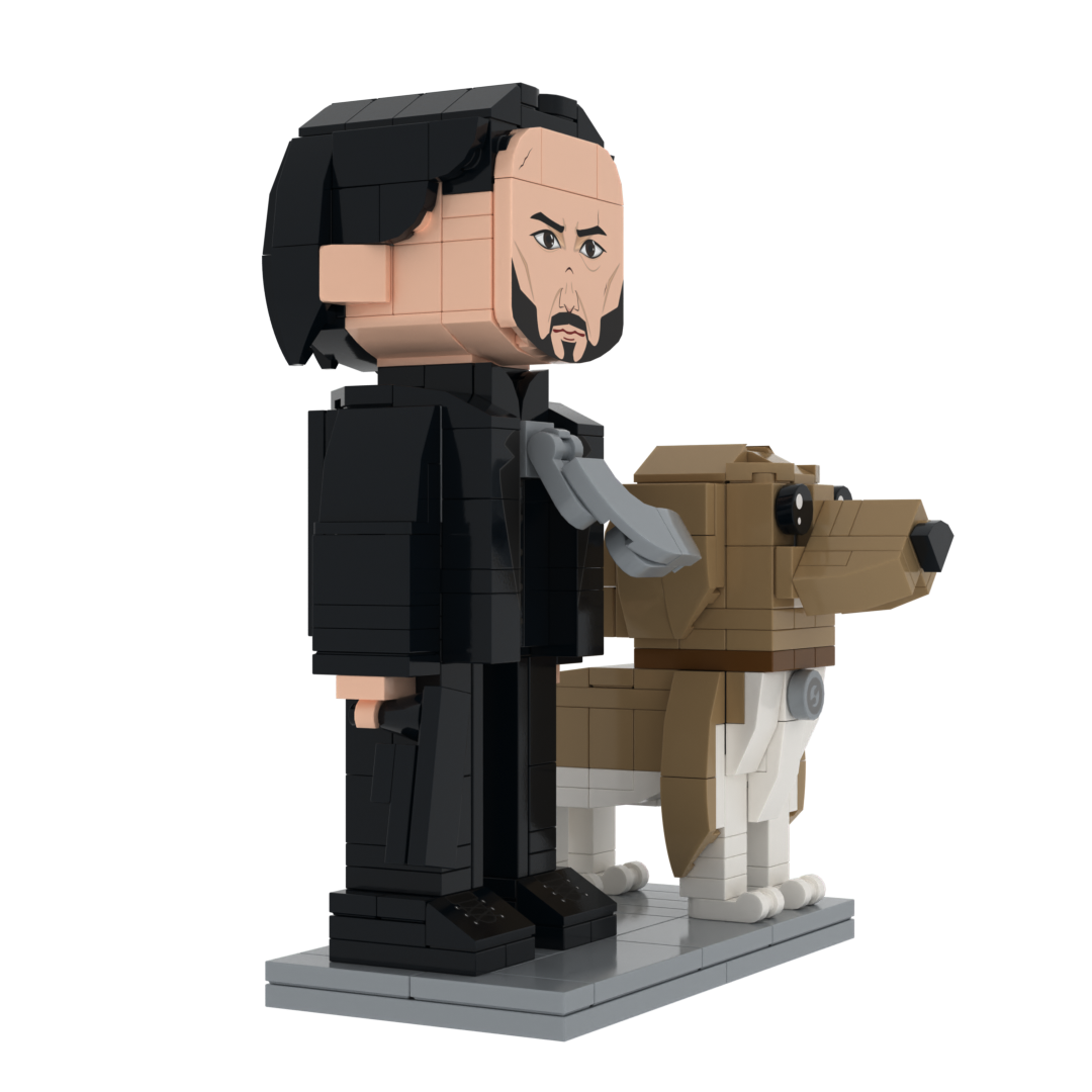 John Wick with Dog minifig - 313 pcs