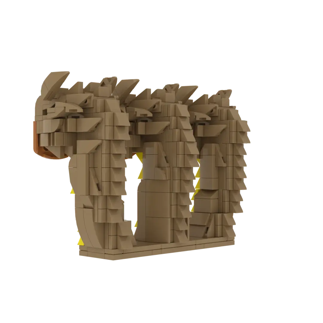 King Ghidorah Minifigure Meme - 569 pcs