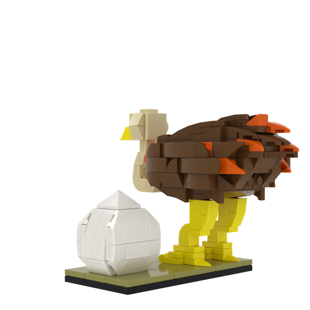 Stardew Valley Ostrich Toy - 246 pcs
