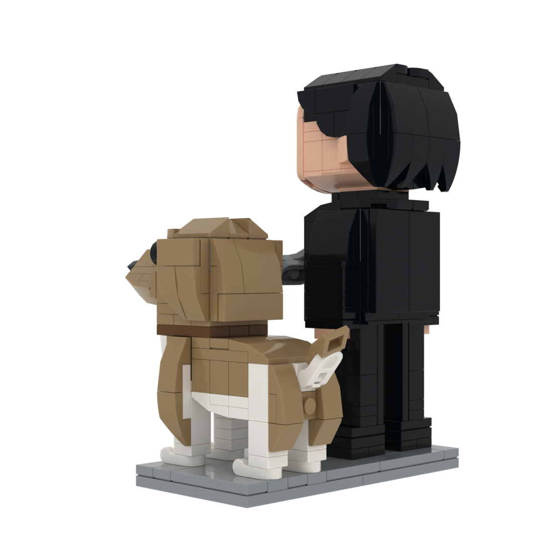 John Wick with Dog minifig - 313 pcs