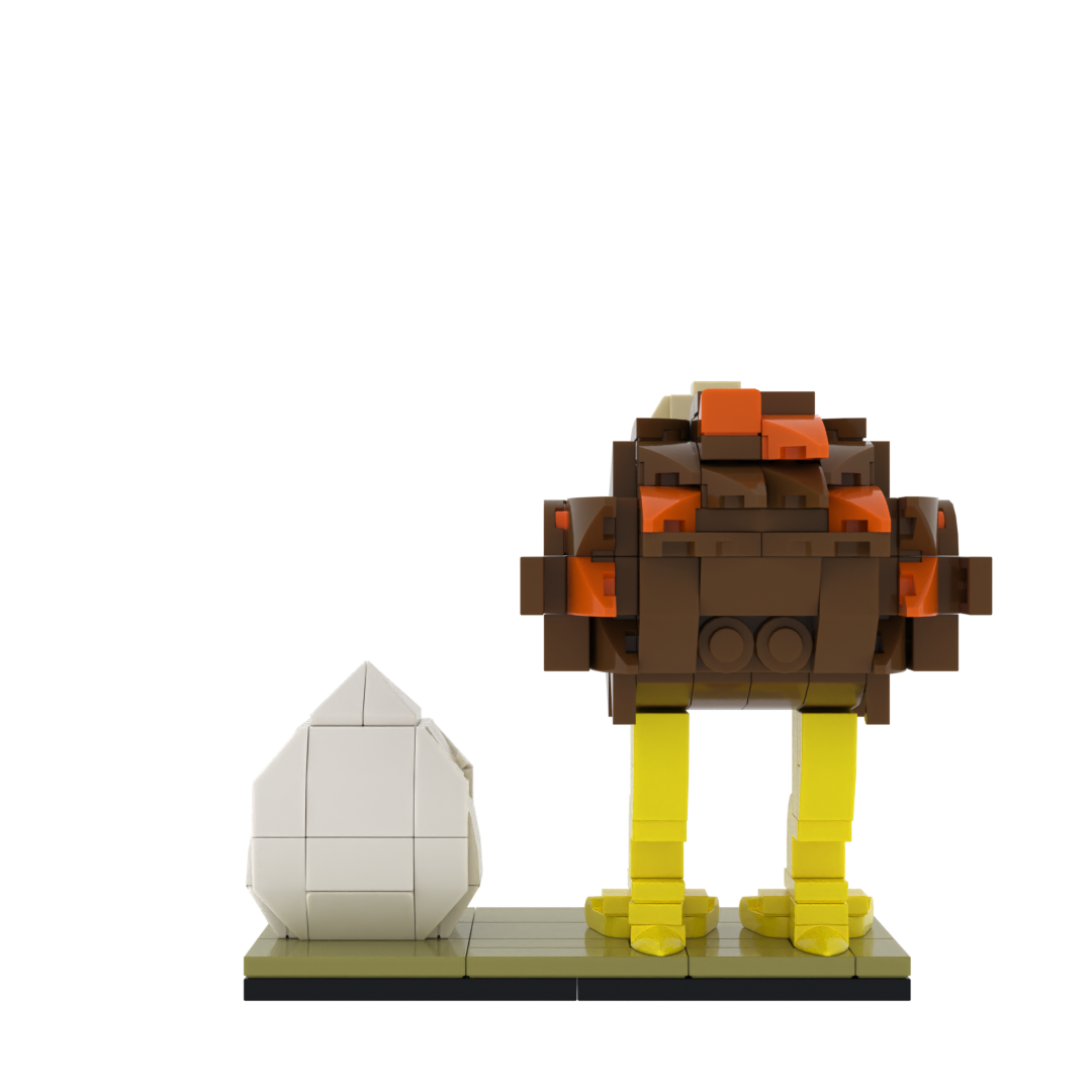 Stardew Valley Ostrich Toy - 246 pcs